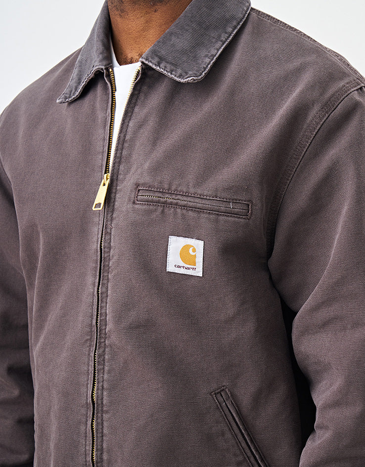 Carhartt WIP Detroit Jacket - Shale/Shale (Stone Canvas) - Image 3