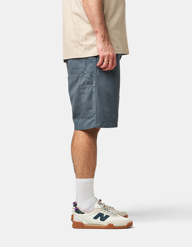 Carhartt WIP Flint Short - Cozy Blue (Garment Dyed) - Image 3