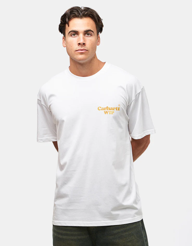 Carhartt WIP Hartt Chain T-Shirt - White - Image 2