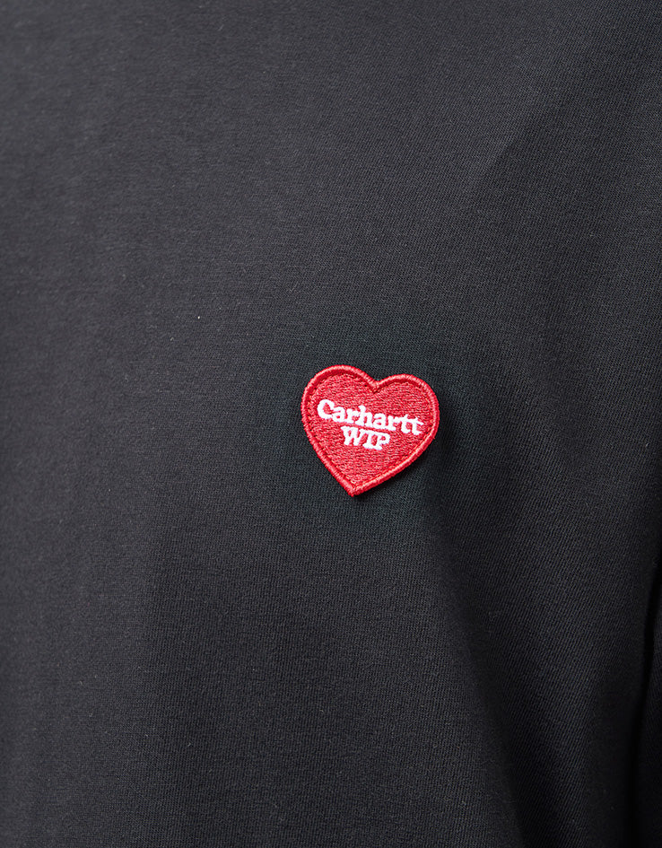 Carhartt WIP Heart II Hartt T-Shirt - Black - Image 4
