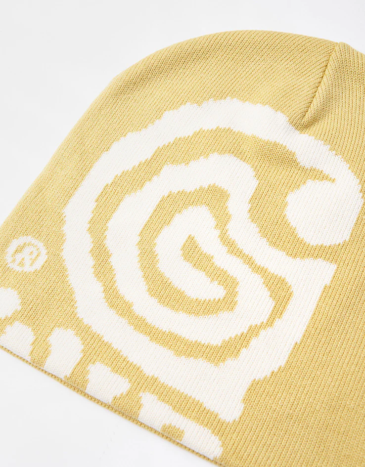 Carhartt WIP Helix Beanie - Air Yellow/Natural - Image 2