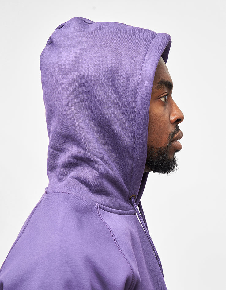 Carhartt WIP Hooded Chase Sweatshirt - Lakers/Gold - Image 4