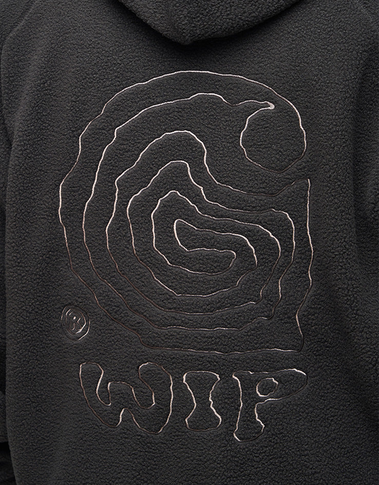 Carhartt WIP Hooded Helix Sweatshirt - Black/Porphyry - Image 3