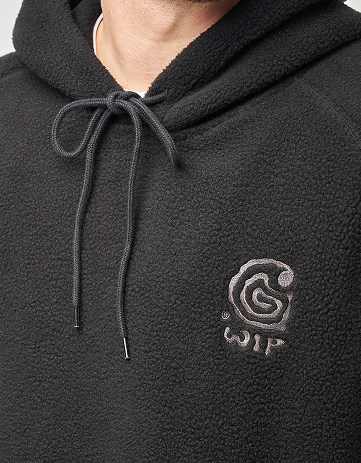 Carhartt WIP Hooded Helix Sweatshirt - Black/Porphyry - Image 4