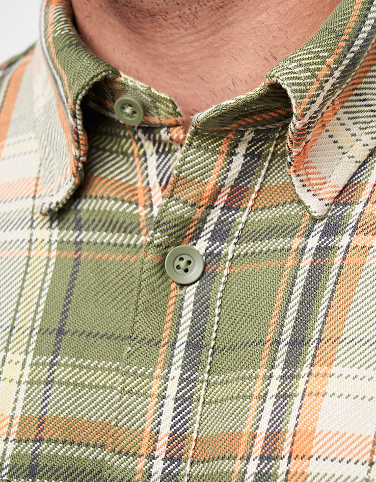 Carhartt WIP L/S Tunick Shirt - Tunick Check/Dollar Green - Image 5