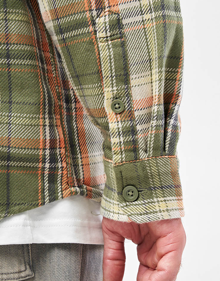 Carhartt WIP L/S Tunick Shirt - Tunick Check/Dollar Green - Image 7