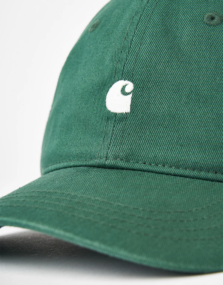 Carhartt WIP Madison Logo Cap - Dark Fir/Wax - Image 2