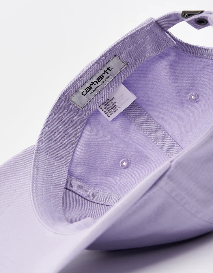 Carhartt WIP Madison Logo Cap - Pink Fog/White - Image 4