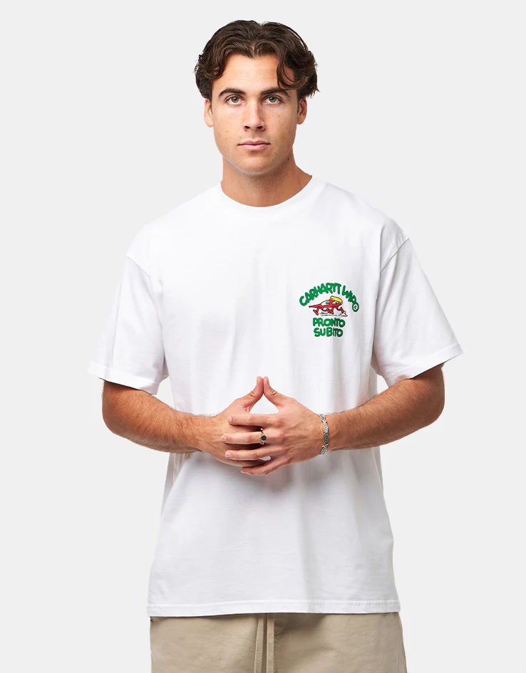 Carhartt WIP Pronto T-Shirt - White - Image 3