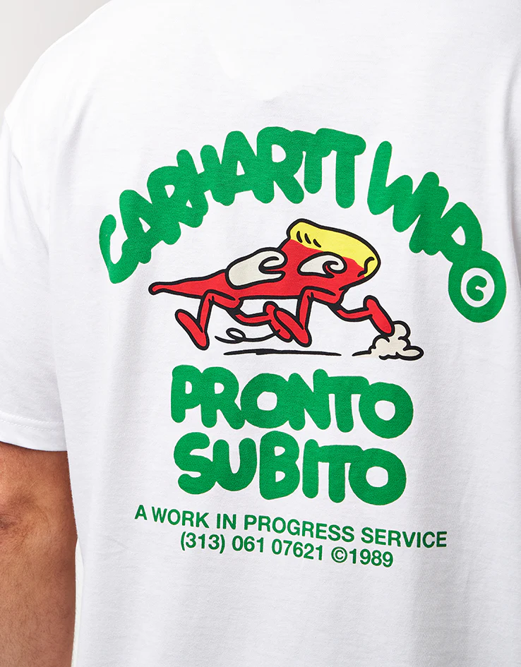 Carhartt WIP Pronto T-Shirt - White - Image 4