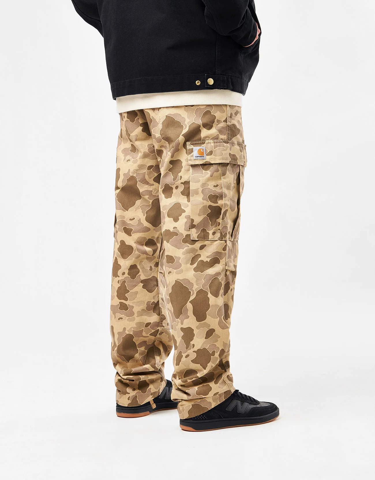 Carhartt WIP Regular Cargo Pant - Camo Duck/Desert (Rinsed) - Image 2