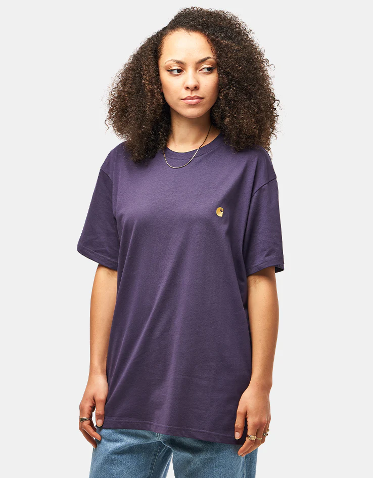 Carhartt WIP S/S Chase T-Shirt - Lakers/Gold - Image 5