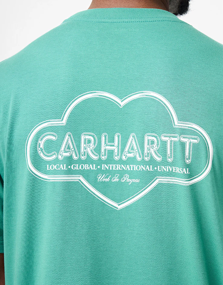 Carhartt WIP S/S Cloud Heart T-Shirt - Lily - Image 3