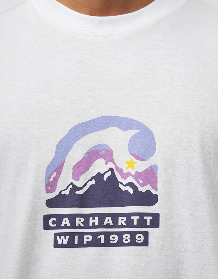 Carhartt WIP S/S Rising Helix T-Shirt - White - Image 3