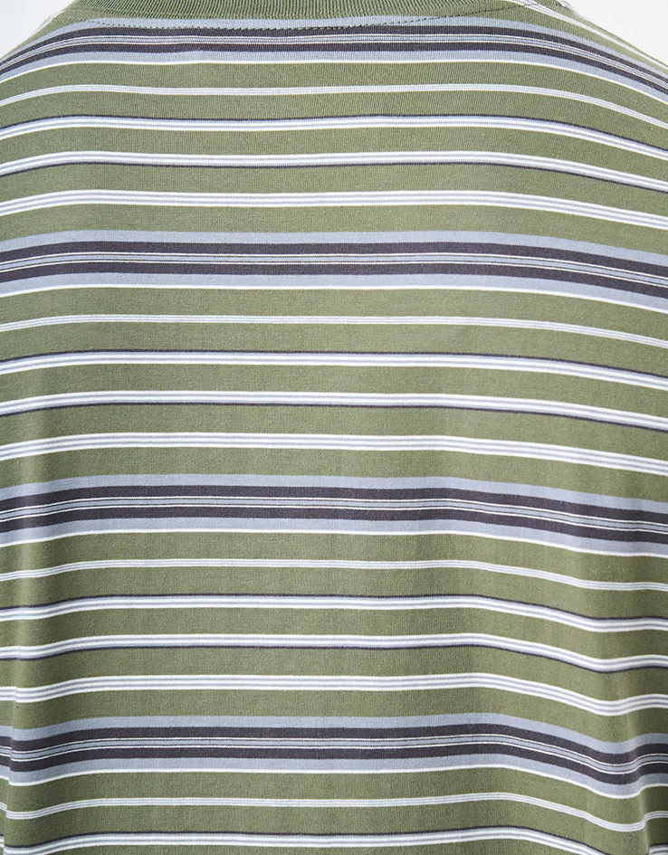Carhartt WIP S/S Zane T-Shirt - Zane Stripe/Dollar Green - Image 4