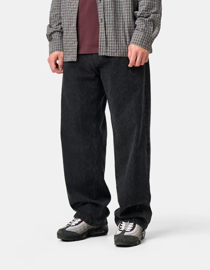 Carhartt WIP Snake Landon Pant - Snake Camo/Black (Heavy Stone Wash) - Image 2