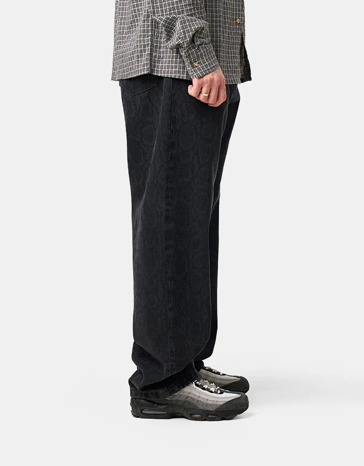 Carhartt WIP Snake Landon Pant - Snake Camo/Black (Heavy Stone Wash) - Image 3