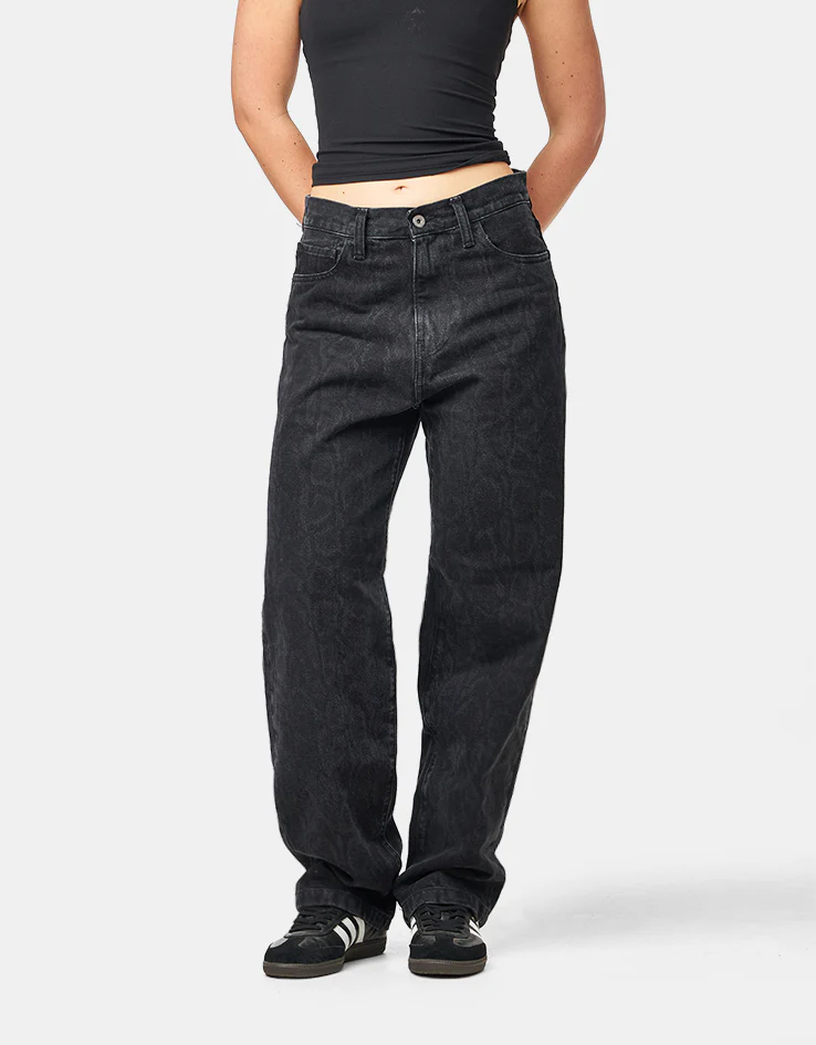 Carhartt WIP Snake Landon Pant - Snake Camo/Black (Heavy Stone Wash) - Image 7