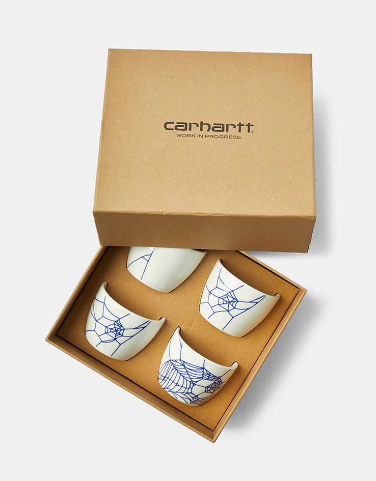 Carhartt WIP Theory and Practice Soba Cup Set - White/Blue - Image 2