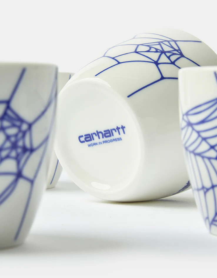 Carhartt WIP Theory and Practice Soba Cup Set - White/Blue - Image 4