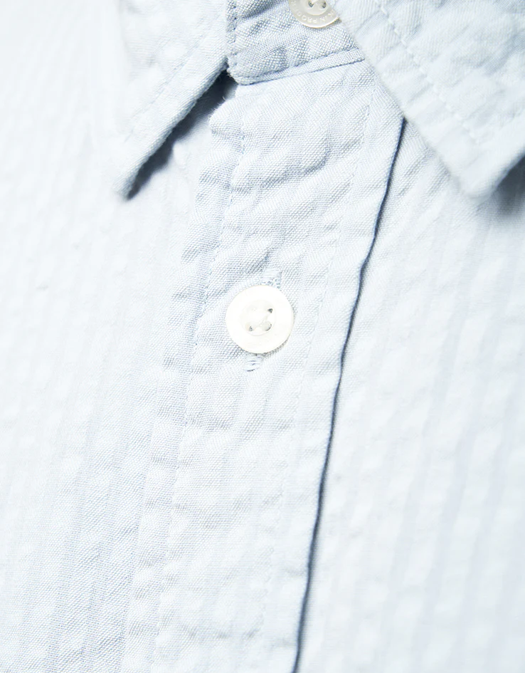 Carhartt WIP Toland S/S Shirt - Toland Stripe/Blue Fog - Image 5