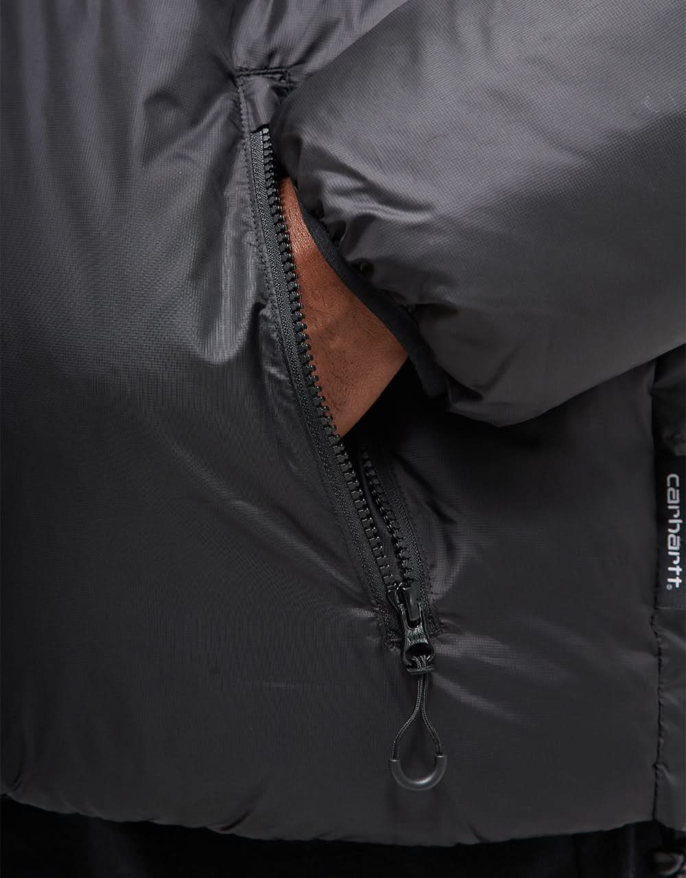 Carhartt WIP Toronto Jacket - Black/Camo Duck/Green - Image 10