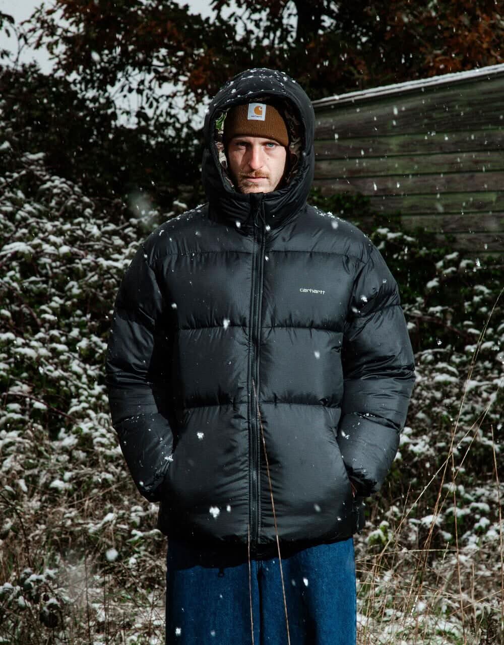Carhartt WIP Toronto Jacket - Black/Camo Duck/Green - Image 2