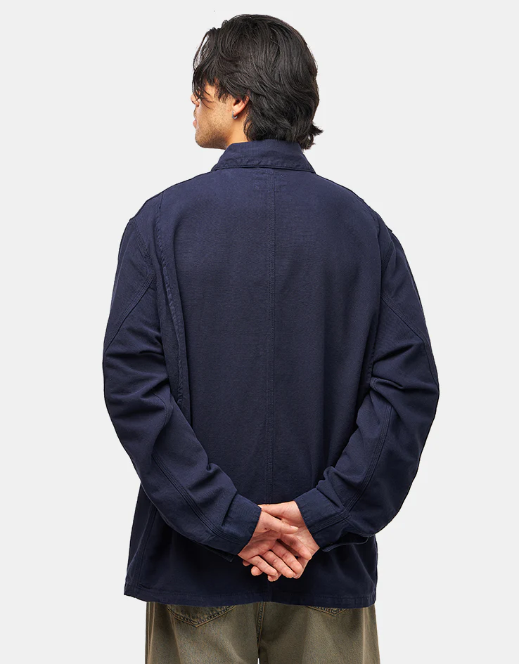 Carhartt WIP Walter Chore Coat - Dark Navy (Garment Dyed) - Image 3