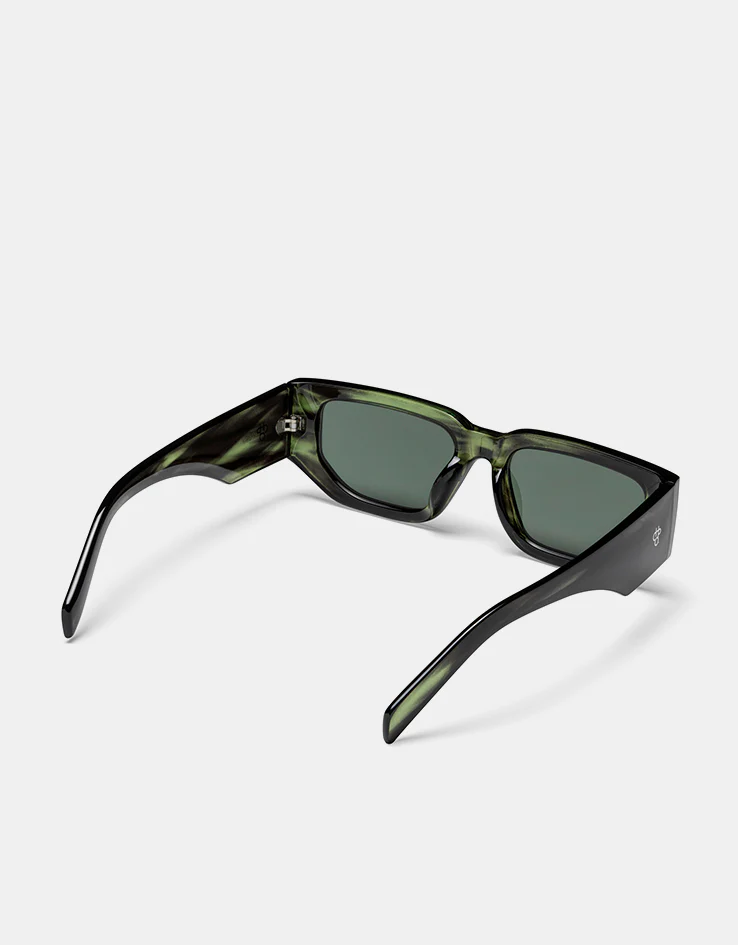CHPO Brixton Sunglasses - Smoke Green/Green - Image 3