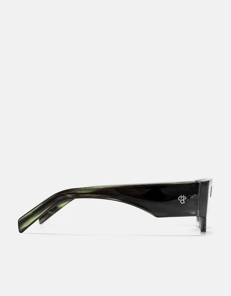 CHPO Brixton Sunglasses - Smoke Green/Green - Image 4