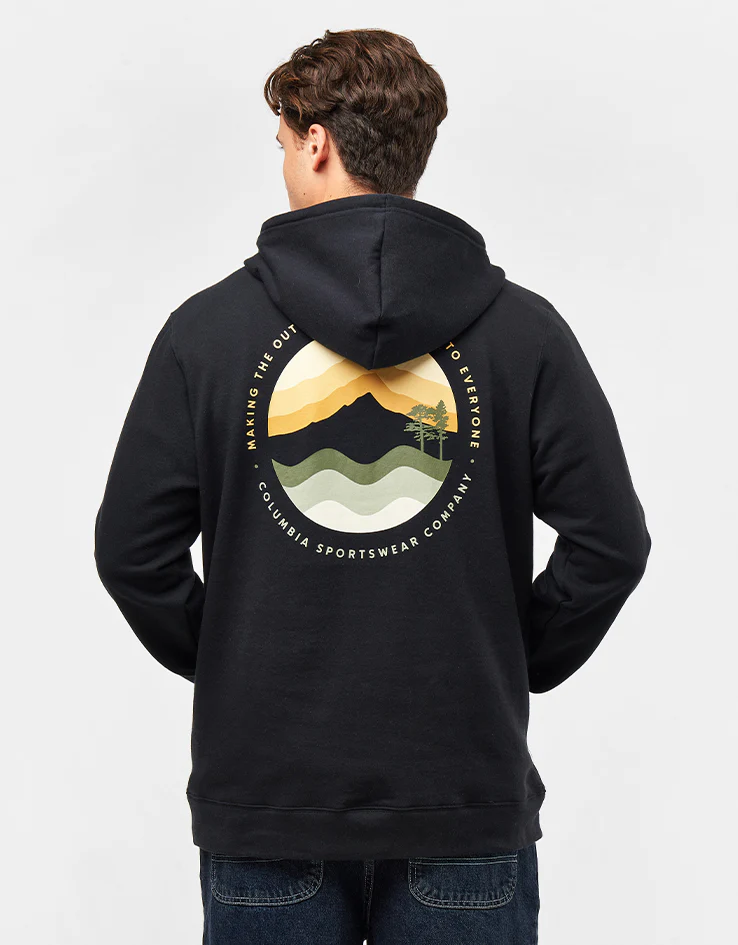 Columbia Columbia Trek™ Pullover Hoodie - Black/Circular Linescape