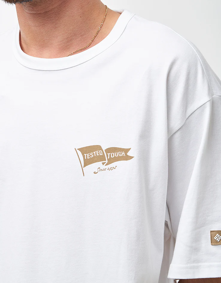 Columbia CSC™ Heavyweight Back Graphic T-Shirt - White/Heritage - Image 4
