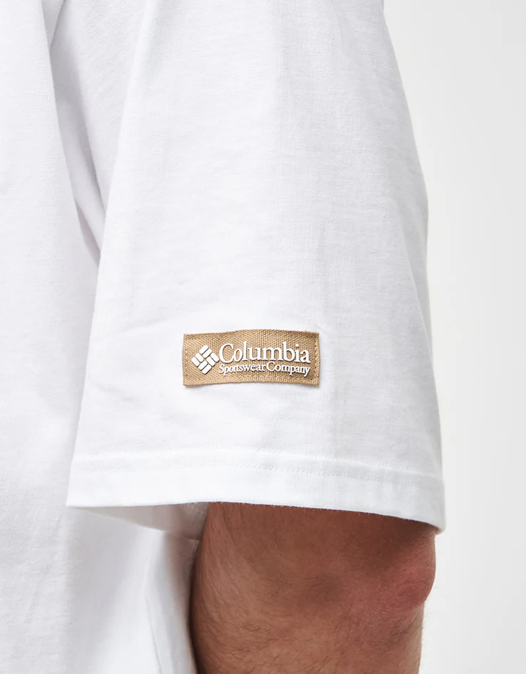 Columbia CSC™ Heavyweight Back Graphic T-Shirt - White/Heritage - Image 5