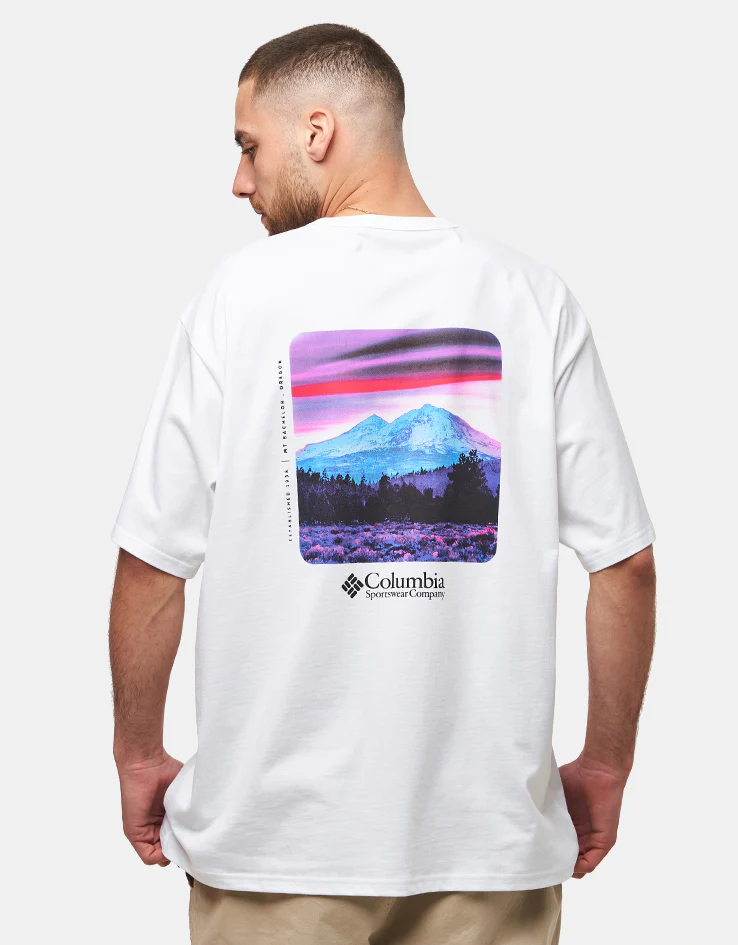 Columbia CSC™ Heavyweight Back Graphic T-Shirt - White/Photoreal CMYK