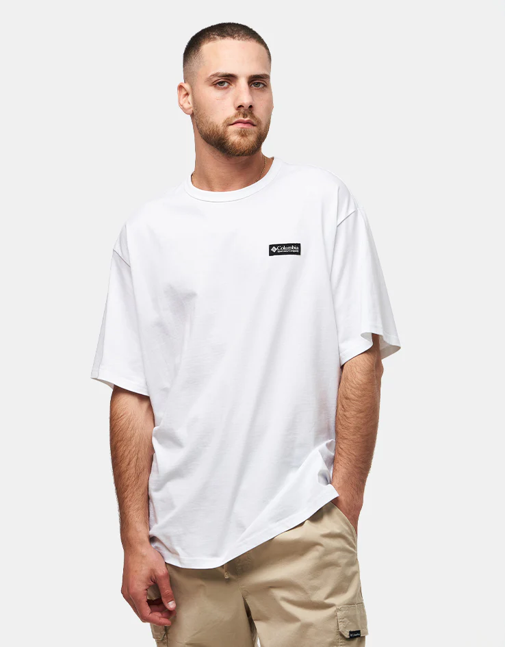 Columbia CSC™ Heavyweight Back Graphic T-Shirt - White/Photoreal CMYK - Image 2
