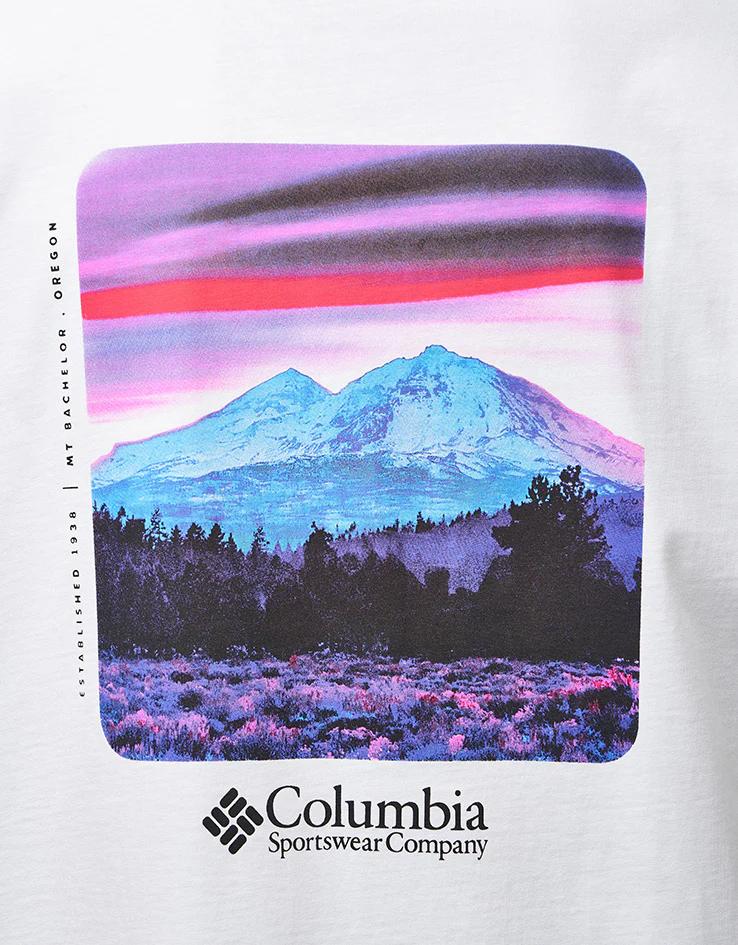 Columbia CSC™ Heavyweight Back Graphic T-Shirt - White/Photoreal CMYK - Image 3