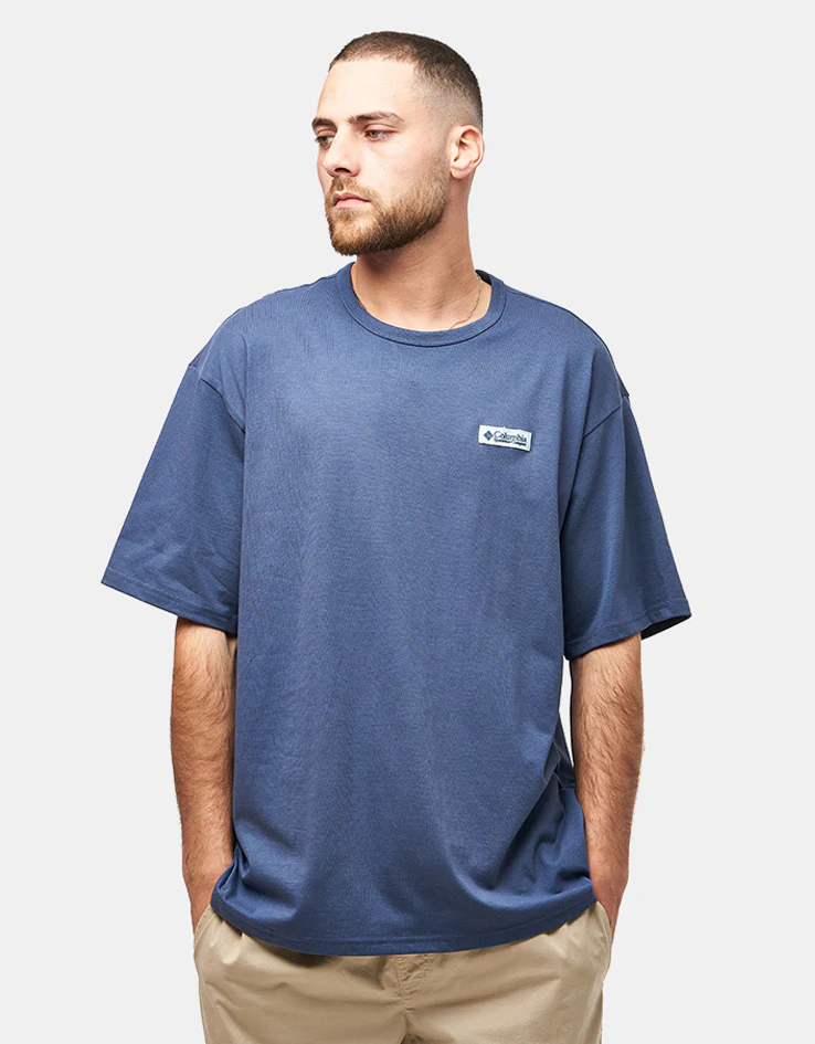 Columbia CSC™ Heavyweight Iconic T-Shirt - Dark Mountain/Repeated Peaks - Image 2