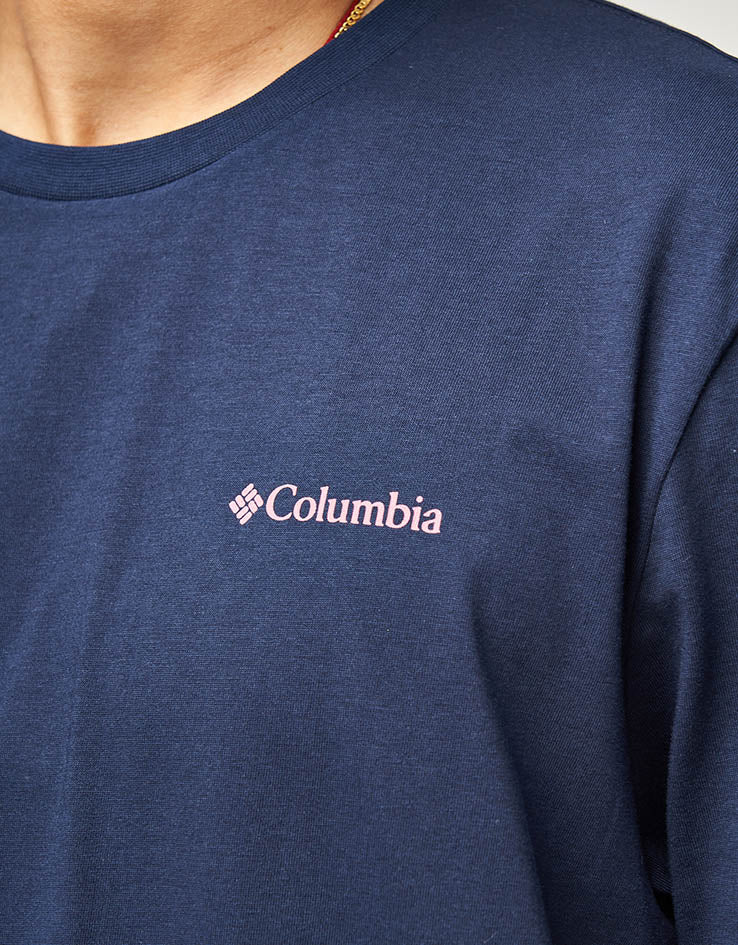 Columbia CSC™ Outdoor Back Graphic T-Shirt - Collegiate Navy/Sunscape - Image 4