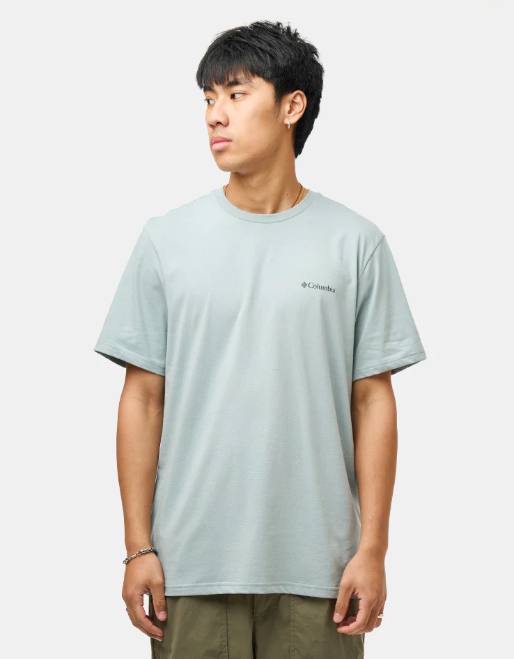 Columbia CSC™ Outdoor Back Graphic T-Shirt - Crushed Blue/Shining Landscape - Image 2