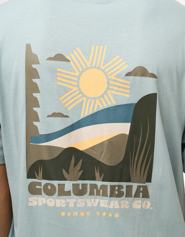 Columbia CSC™ Outdoor Back Graphic T-Shirt - Crushed Blue/Shining Landscape - Image 3