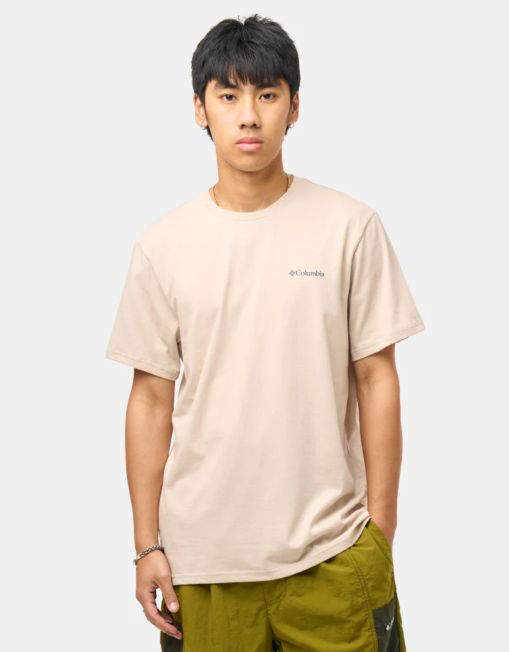 Columbia CSC™ Outdoor Back Graphic T-Shirt - Dark Stone/Sunscape - Image 2