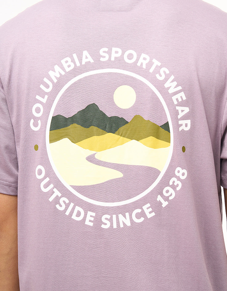 Columbia CSC™ Outdoor Back Graphic T-Shirt - Shale Purple/Scoped View - Image 3