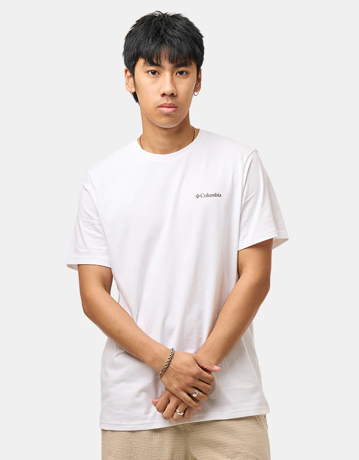 Columbia CSC™ Outdoor Back Graphic T-Shirt - White/Scoped View - Image 2