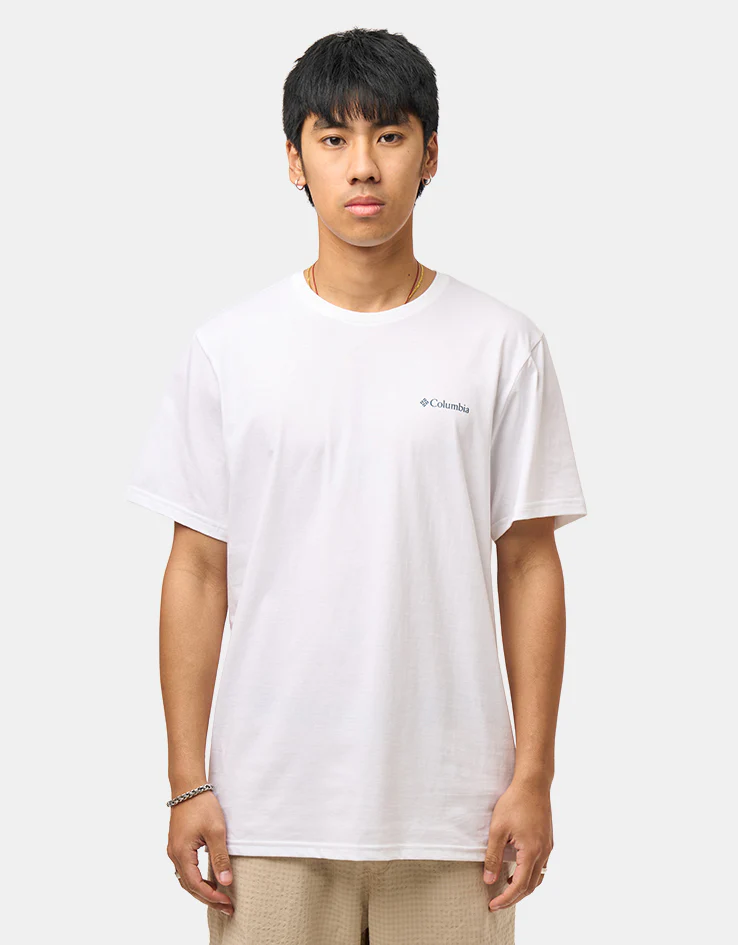 Columbia CSC™ Outdoor Back Graphic T-Shirt - White/Shining Landscape - Image 2