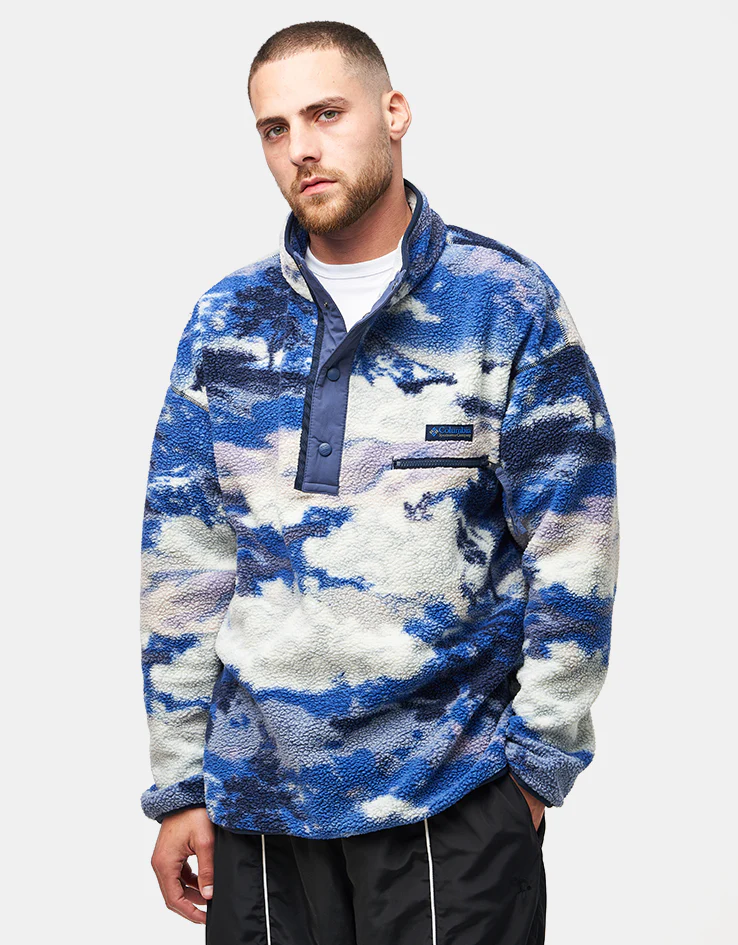 Columbia Helvetia™ II Printed Half Snap Fleece - Collegiate Navy/Dreaming - Image 2