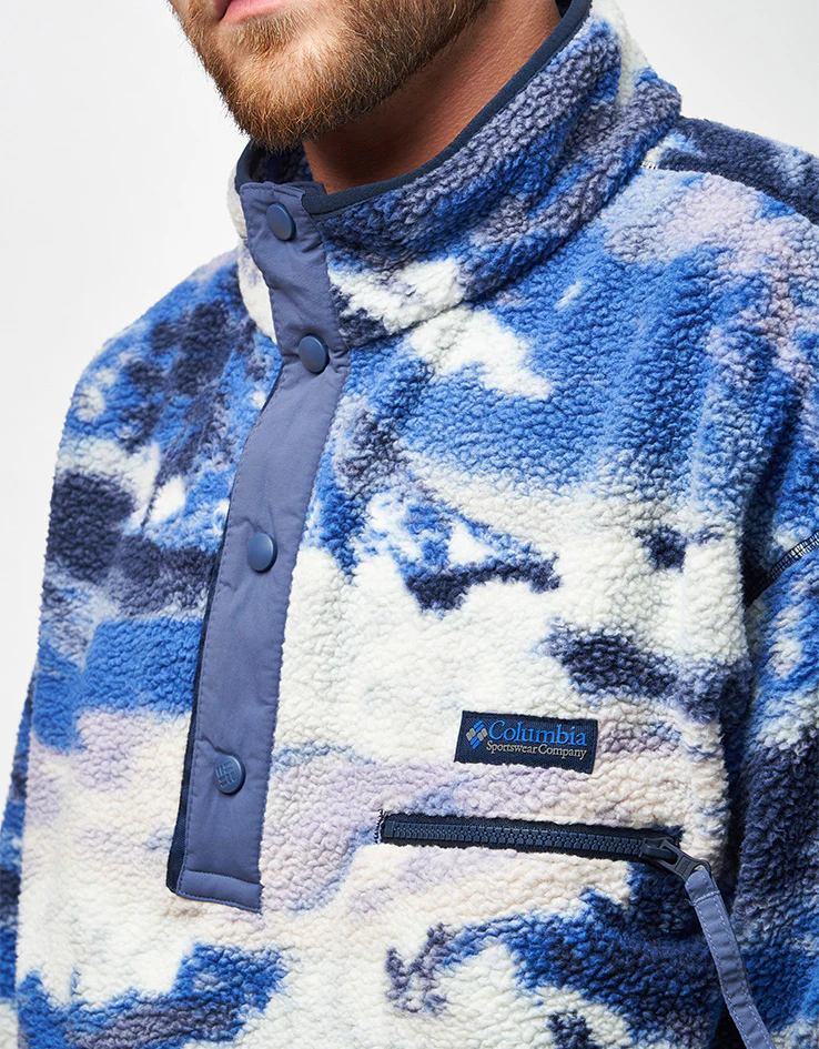 Columbia Helvetia™ II Printed Half Snap Fleece - Collegiate Navy/Dreaming - Image 4