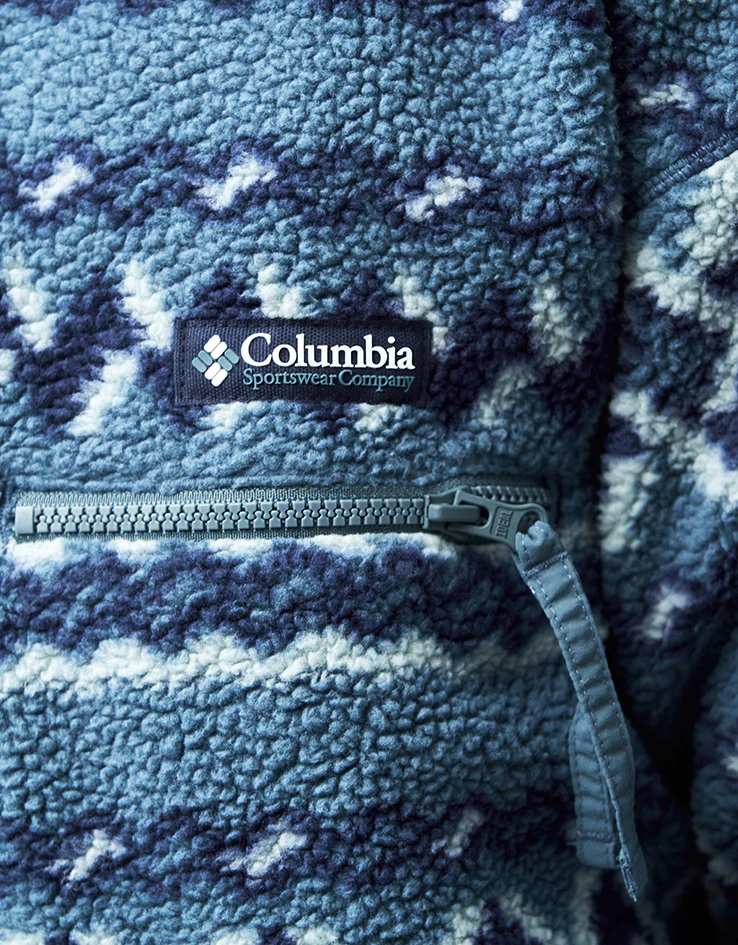 Columbia Helvetia™ II Printed Half Snap Fleece - Everblue Knitknot - Image 5