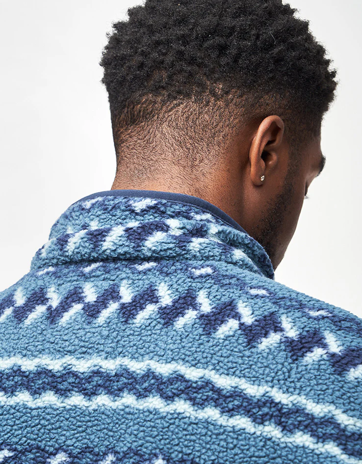 Columbia Helvetia™ II Printed Half Snap Fleece - Everblue Knitknot - Image 6