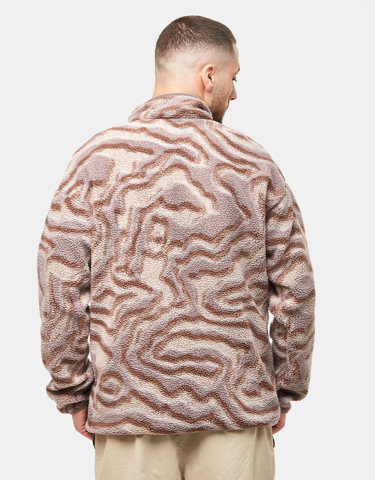 Columbia Helvetia™ II Printed Half Snap Fleece - Iron/Topoglitch - Image 3
