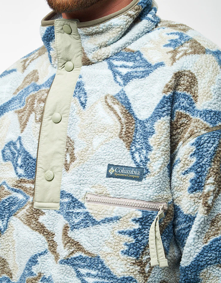 Columbia Helvetia™ II Printed Half Snap Fleece - Safari/Sunscapes - Image 5